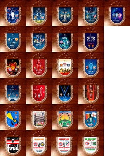 Pennants calcio champions - pennants,