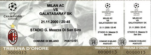 Biglietto stadio milan vs - milan,