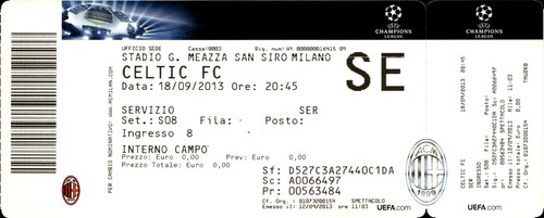 Biglietto stadio uefa - biglietto,