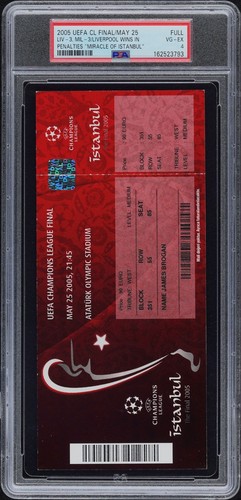 Biglietto 2005 liverpool - 2005,