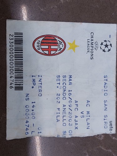 Biglietto calcio stadio - biglietto,