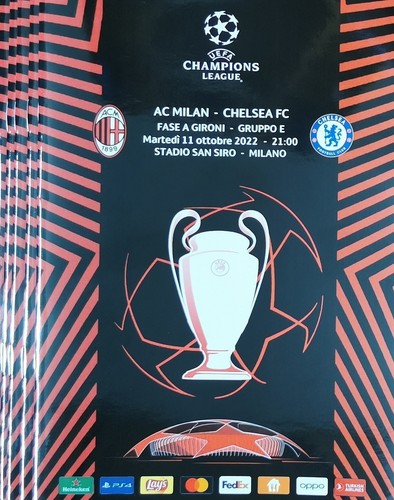 Programma milano chelsea - programma, v