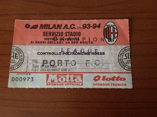 Biglietto ticket milan - milan,